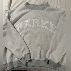 Parker Light Gray Women's Cowl Neck Sweater